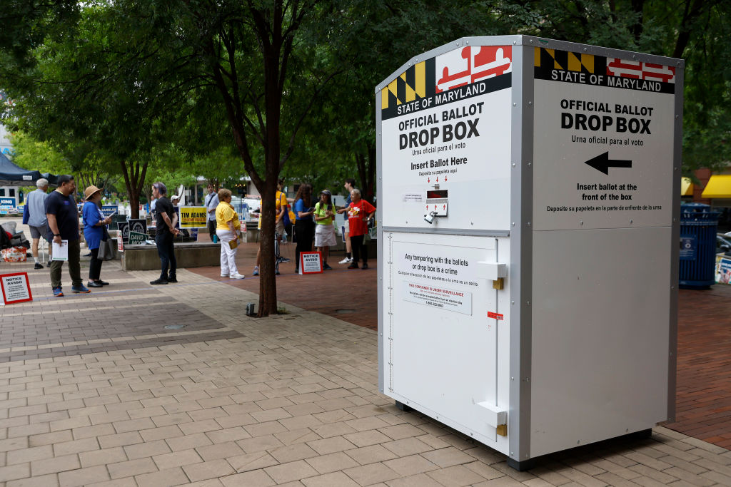 Candidates Campaign Near Polling Places As Early Voting Begins In Maryland