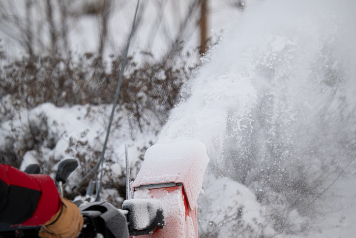 If you are stranded outdoors, it is safest to stay in your vehicle.