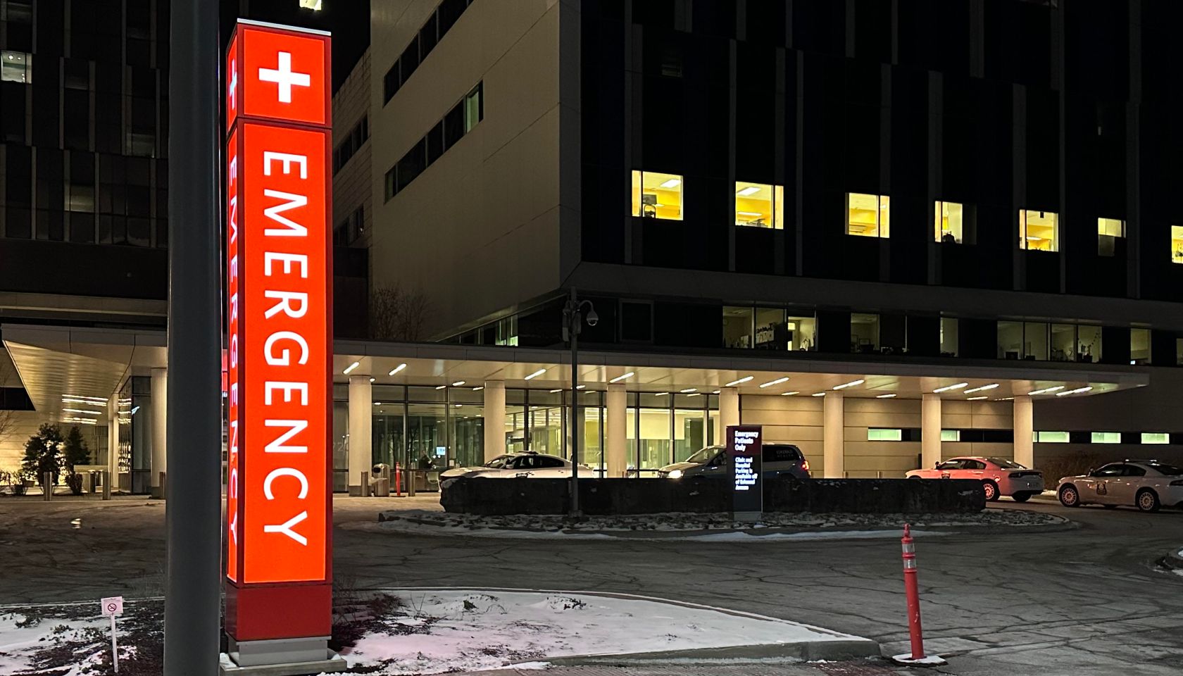State Trooper at Hospital