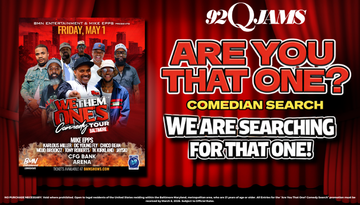 are you the one comedian seach baltimore dl graphic