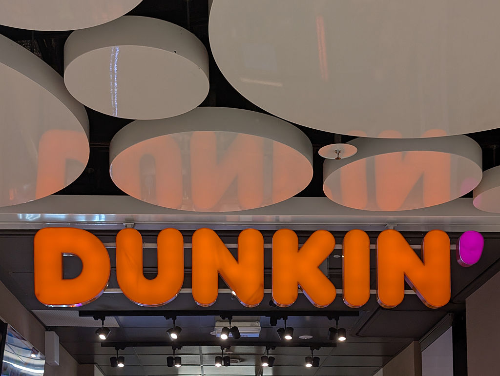 Dunkin' Donuts And Coffee Store At Stachus Passagen In Munich