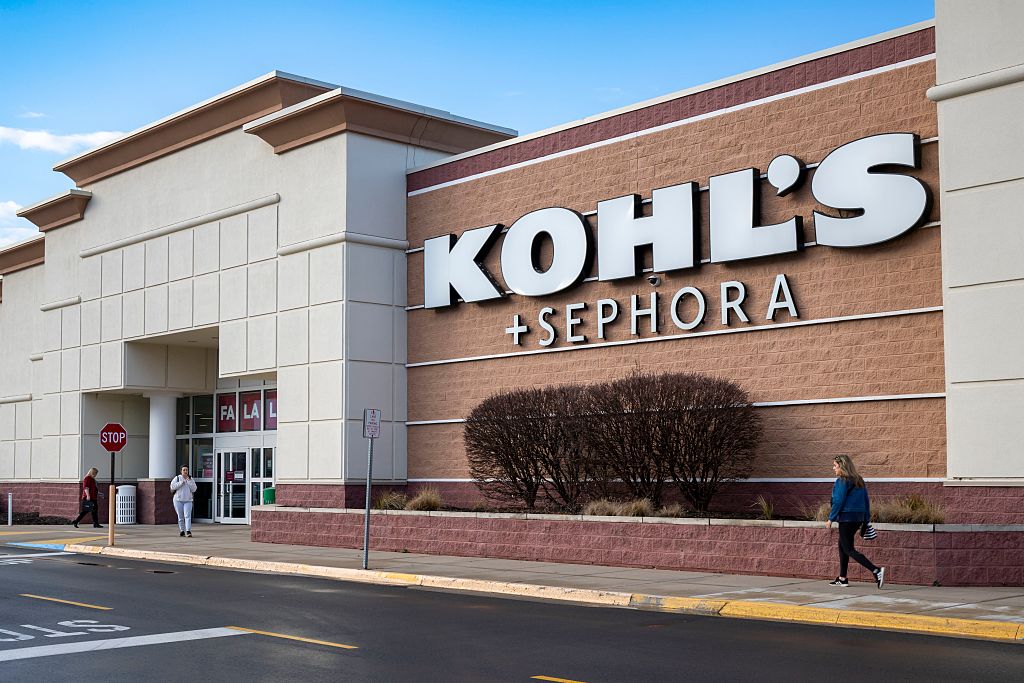 Kohl's and Sephora department store in the Shawnee Station shopping plaza in Kansas