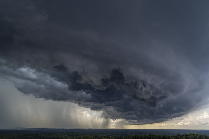 Afternoon Thunderstorm in Stone Mountain, Georgia