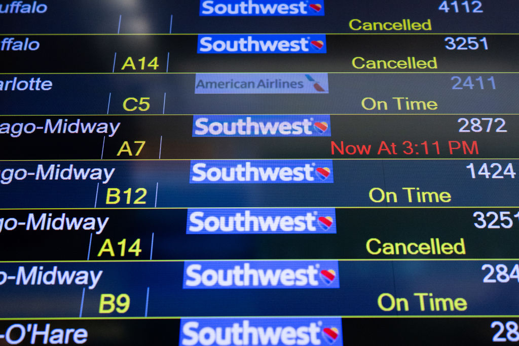 Southwest Airlines Canceled Flights