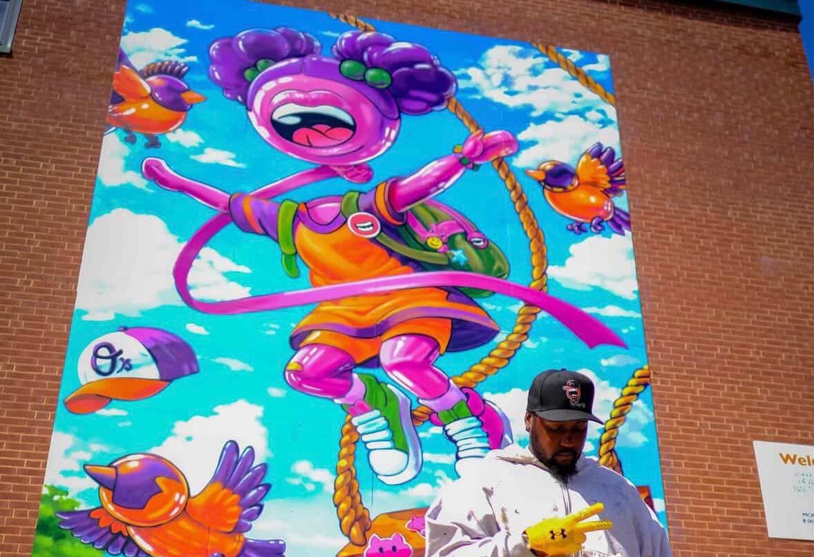 Kid Balloon Talks Viral Art, Baltimore Roots & Spreading Joy Through Murals