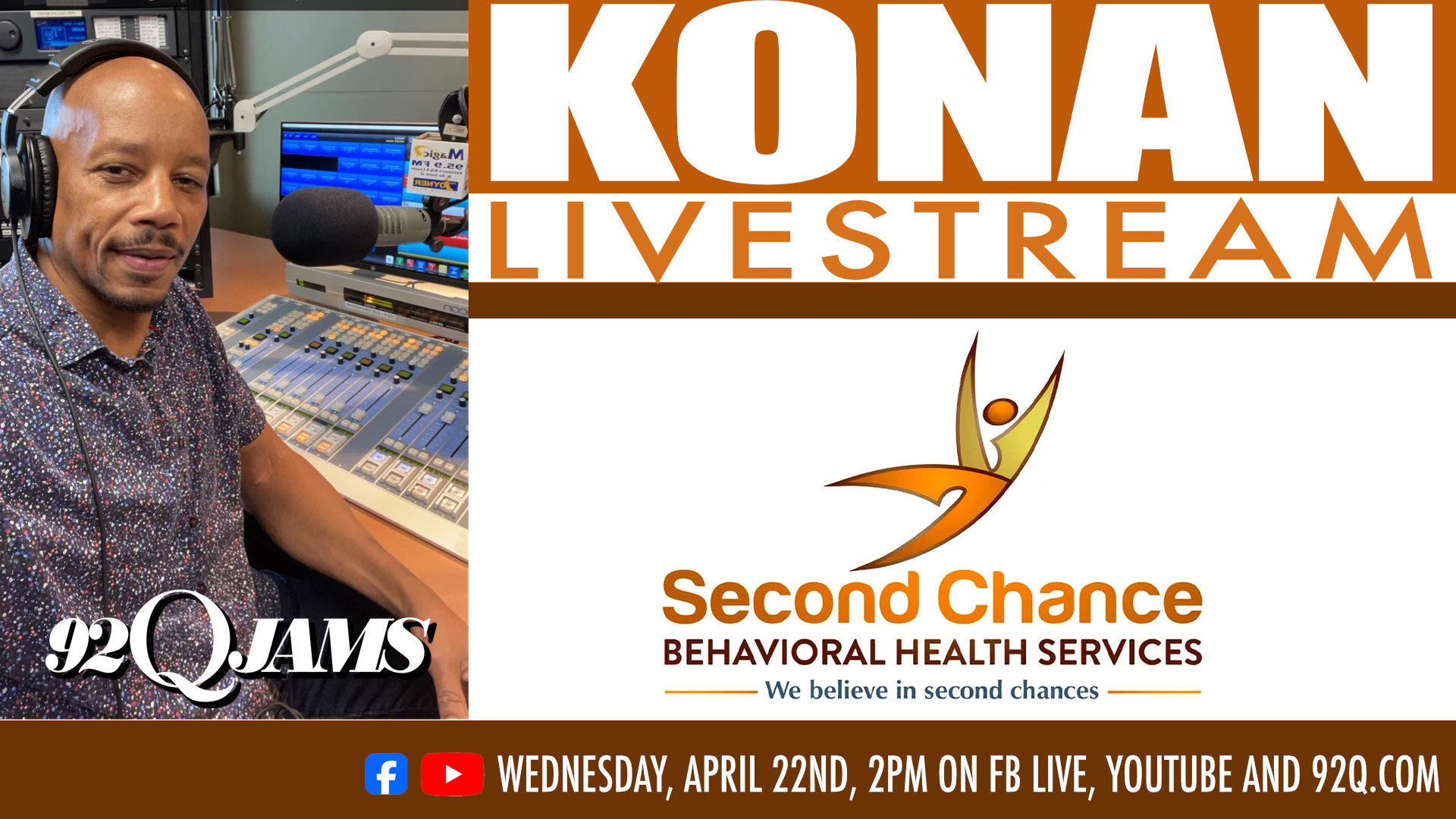 Second Chance Behavioral Systems Livestream with Konan